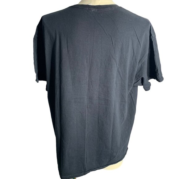 Firestone Graphic Crewneck T Shirt XL Black Shield Short Sleeve Heavy Cotton - Picture 4 of 6